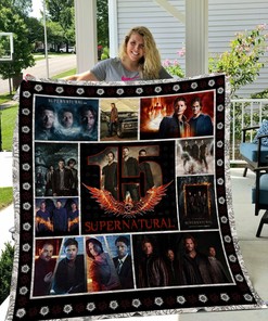 Supernatural 15th Anniversary Quilt Bedding Set Blanket - Great for Family Gifts and Home Decor