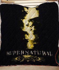Supernatural Season 14 Teaser Poster Plush Throw Quilt Bedding Set Bedroom Decor, Gifts for Family