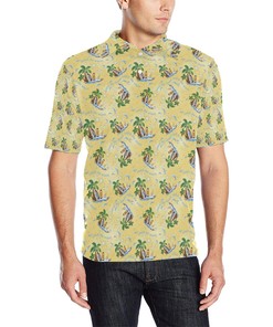Surf Catch The Wave Design Men Polo Shirt