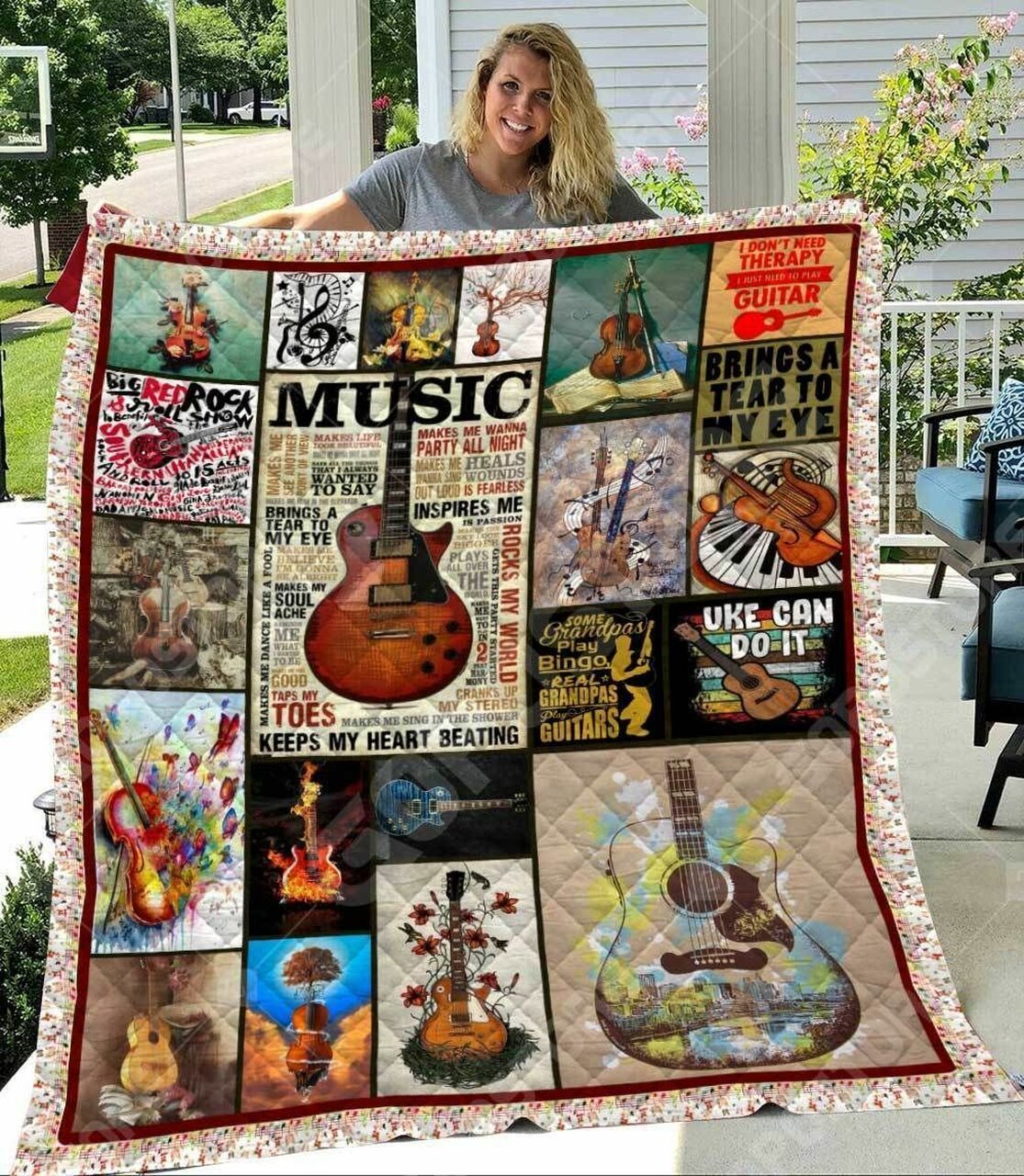 Sweet Shih Tzu Quilt Bedding Set Blanket - Great for Bedroom Decor and Family Gifts