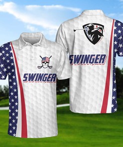 Swinger Golf Polo Shirt 3D Polo Shirt