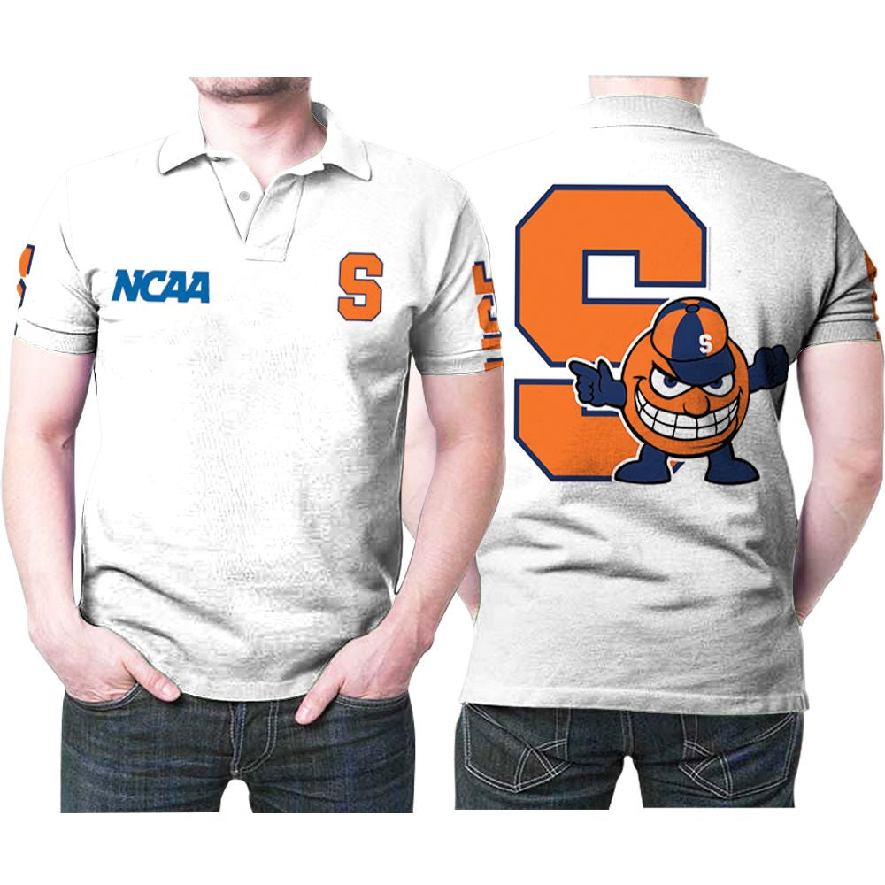 Syracuse Orange Otto The Orange Logo Ncaa 3D Printed Gift For Syracuse Orange Fan Polo