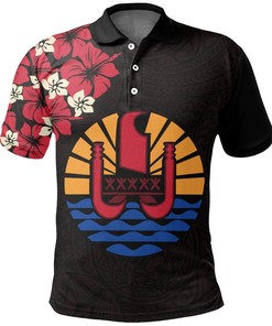 Tahiti Hibiscus Special Polo Shirt