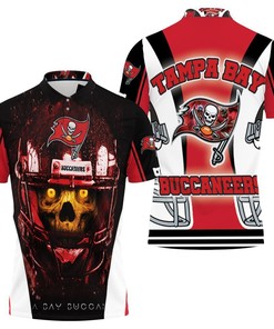 Tampa Bay Buccaneers 2021 Nfl Champions Skull 3D Polo Shirt