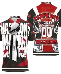 Tampa Bay Buccaneers 2021 Super Bowl Champions 1 Personalized Polo Shirt