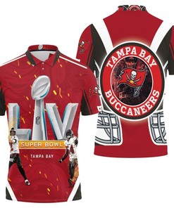 Tampa Bay Buccaneers 2021 Super Bowl Champions 3D Polo Shirt