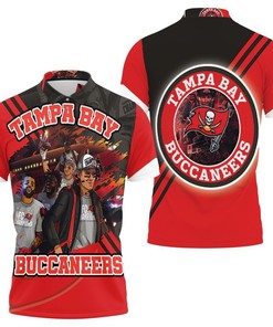 Tampa Bay Buccaneers 2021 Super Bowl Champions Art 3D Polo Shirt