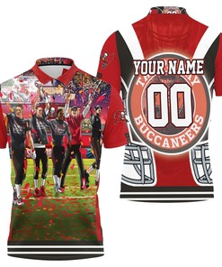 Tampa Bay Buccaneers 2021 Super Bowl Champions Personalized Polo Shirt