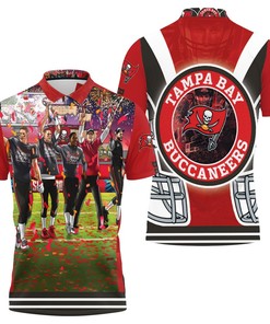 Tampa Bay Buccaneers 2021 Super Bowl Champions Polo Shirt
