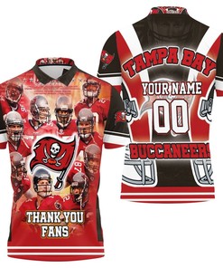 Tampa Bay Buccaneers 2021 Super Bowl Champions Thank Fan Personalized Polo Shirt