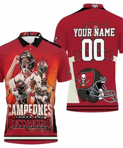 Tampa Bay Buccaneers Campeones Best Players For Fans Personalized Polo Shirt
