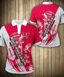 Tampa Bay Buccaneers Casual 3D Polo Shirt