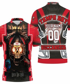 Tampa Bay Buccaneers Fire Skull Raised The Red Nfc South Champions Super Bowl 2021 Personalized Polo Shirt656
