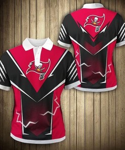Tampa Bay Buccaneers Flame Polo Shirt
