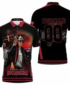 Tampa Bay Buccaneers Funny Cartoon Animation For Fans 3D Printed Personalized Polo Shirt688