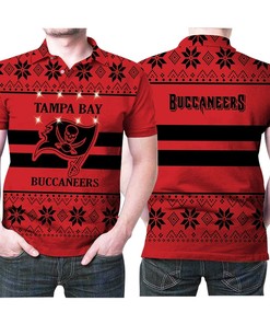 Tampa Bay Buccaneers Light Up Ugly 3D Polo Shirt