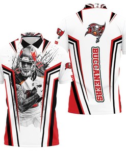 Tampa Bay Buccaneers Mike Evans 13 For Fans 3D Polo Shirt