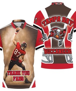 Tampa Bay Buccaneers Rob Gronkowski 87 For Fans 3D Polo Shirt