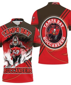 Tampa Bay Buccaneers Shaquil Barrett 58 Super Bowl Champions 3D Polo Shirt