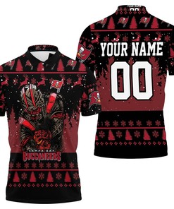 Tampa Bay Buccaneers Siege The Day Christmas Pattern For Fan 3D Printed Personalized Polo Shirt
