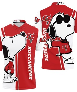 Tampa Bay Buccaneers Snoopy Lover 3D Printed Polo Shirt