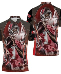 Tampa Bay Buccaneers Super Bowl 2021 Champions Jameis Winston 3D Polo Shirt