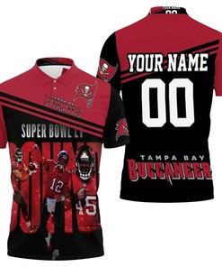 Tampa Bay Buccaneers Super Bowl Champions 3D Printed Personalized Polo Shirt