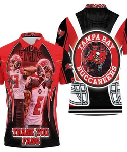Tampa Bay Buccaneers Super Bowl Champions Mike Evans Thank You Fan 3D Polo Shirt
