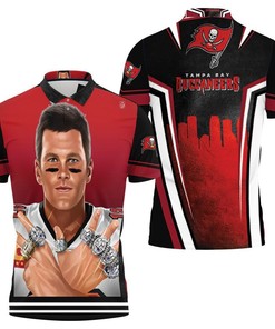 Tampa Bay Buccaneers Super Bowl Champions Tom Brady Ring Lord 3D Polo Shirt