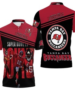 Tampa Bay Buccaneers Super Bowl Liv Champions Printed 3D Polo Shirt