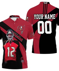 Tampa Bay Buccaneers Tom Brady 12 Nfc South Division Champions Super Bowl 2021 Personalized Polo Shirt