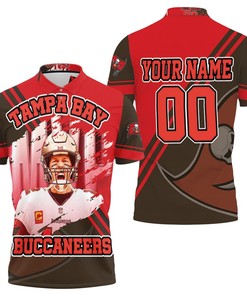 Tampa Bay Buccaneers Tom Brady 12 Super Bowl Champions 2021 Personalized Polo Shirt