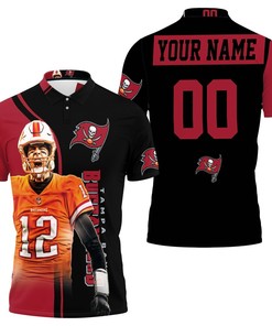 Tampa Bay Buccaneers Tom Brady Best Player Legend 3D Printed For Fan Personalized Polo Shirt