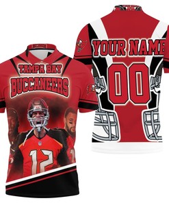 Tampa Bay Buccaneers Tom Brady Nfl Champions 2021 Personalized Polo Shirt