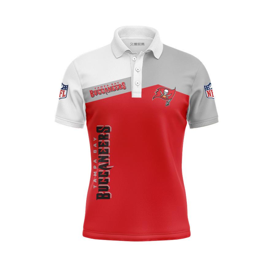 Tampa Bay Buccaneers Women's Button Up Polo Shirt