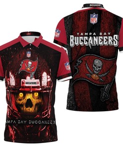 Tampa Bay Buccaneers Yellow Skull Nfc South Division Champions Super Bowl 2021 3D Polo Shirt