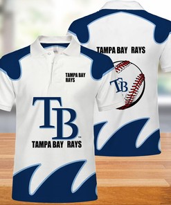 Tampa Bay Rays Button Up Polo Shirt