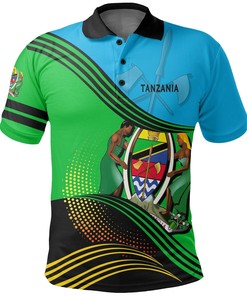 Tanzania Polo Shirt Fall In The Wave K7