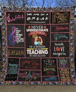 Teacher Personalized Quilt Bedding Set for Bedroom Decor
