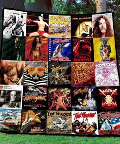 Ted Nugent Quilt Bedding Set Blanket Limited Quilt Bedding Set Blanket Bedroom Decor, Gifts for Family