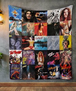 Ted Nugent Style 3 Personalized Quilt Bedding Set, Great for Bedroom Decoration and Family Gifts
