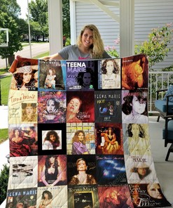 Teena Marie Quilt Blanket Bedding Set for Fans, Suitable for Home Decoration and Gifts for Family