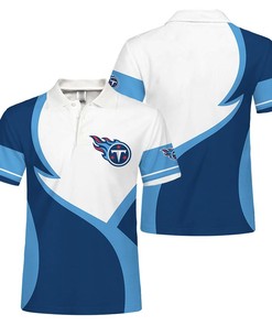 Tennessee Titans Button Up Polo Shirt Gift for Fans