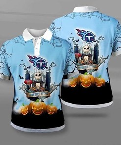 Tennessee Titans Halloween Polo Shirt Gift for Fans