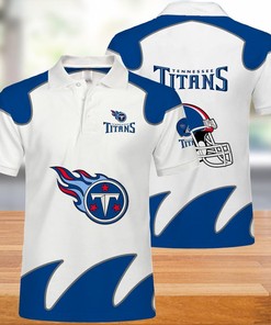 Tennessee Titans Polo Shirts White Gift for Fans