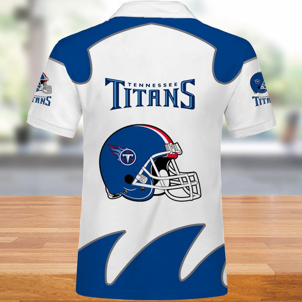 Tennessee Titans Polo Shirts White Gift for Fans - Image 2