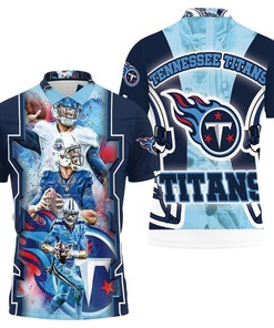 Tennessee Titans Super Bowl 2021 Afc South Division Champions 3D Polo Shirt