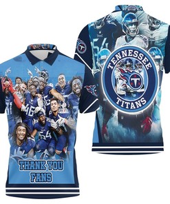Tennessee Titans Super Bowl 2021 Afc South Division Thank You Fan 3D Polo Shirt