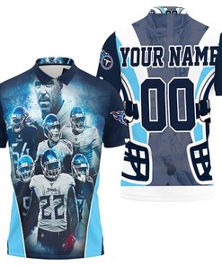 Tennessee Titans Team Afc South Champions Super Bowl 2021 Personalized Polo Shirt
