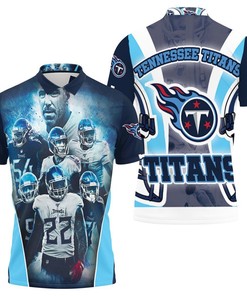 Tennessee Titans Team Afc South Division Champions Super Bowl 2021 3D Polo Shirt